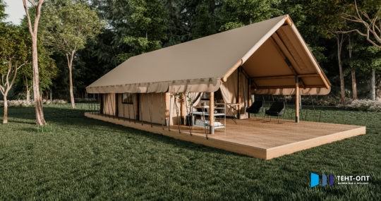 Пaлaтка для глэмпинга 5×4.5 m Safari-Tent